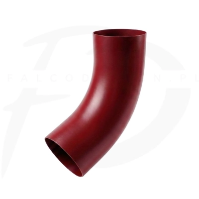 Kolano rury stal Inguri ⌀ 87 kolor czerwony